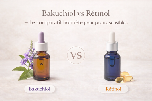 Bakuchiol vs Rétinol — Le comparatif honnête pour peaux sensibles