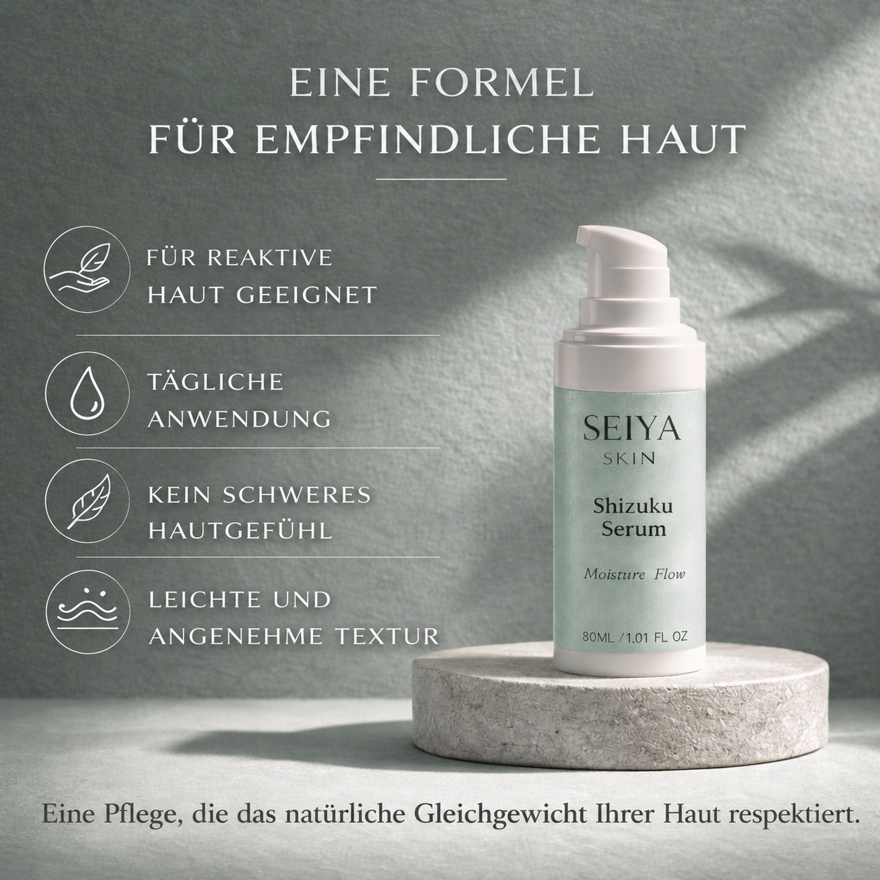 Shizuku Serum — Sérum Hydratation Profonde Peaux Sensibles