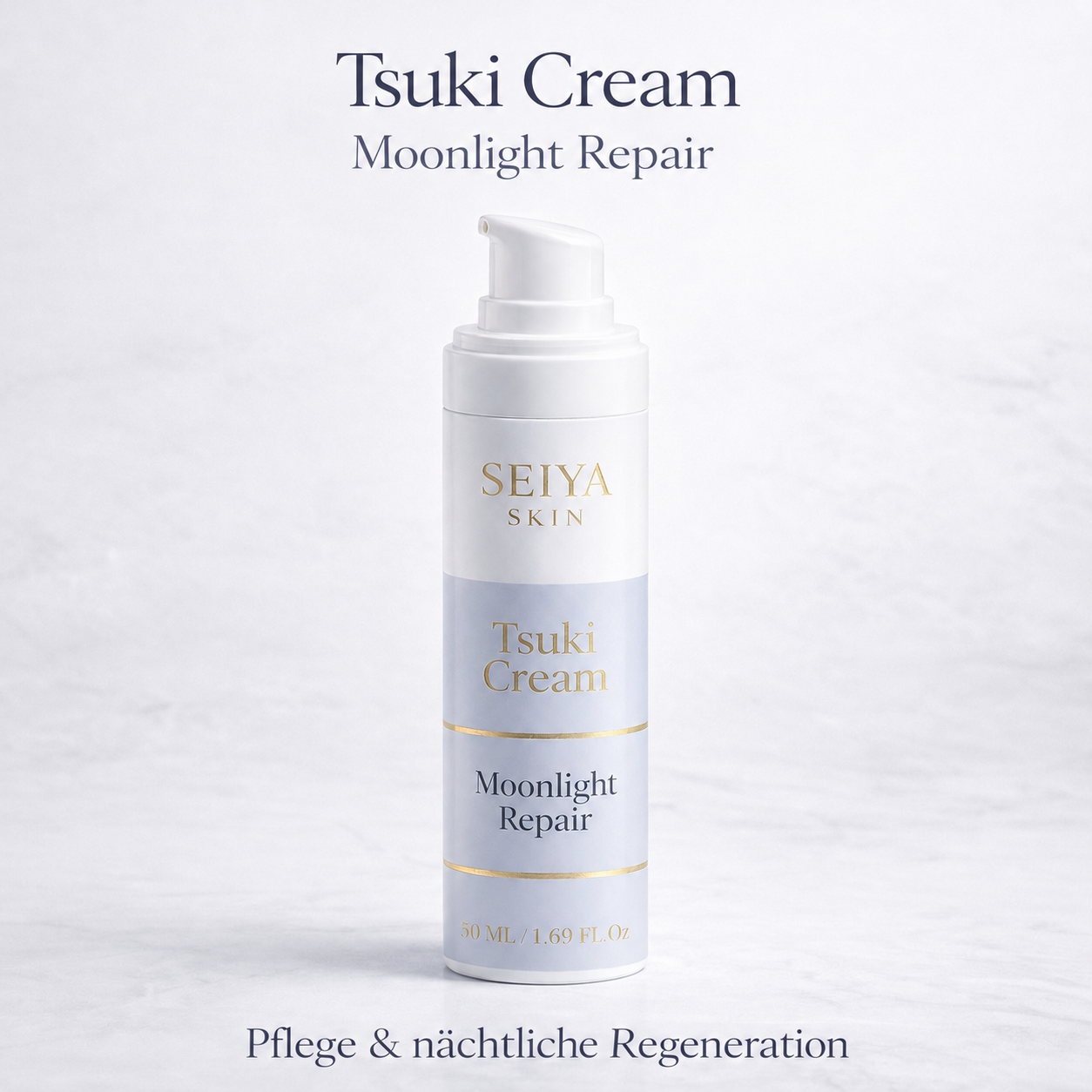 Tsuki Cream — Crème Nuit Réparatrice au Bakuchiol Peaux Sensibles