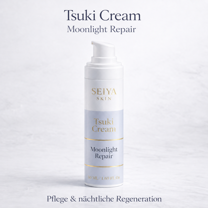 Tsuki Cream — Crème Nuit Réparatrice au Bakuchiol Peaux Sensibles