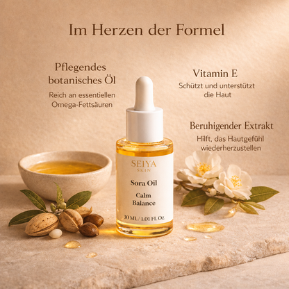 Sora Oil — Huile Sèche Visage Non Comédogène Peaux Sèches