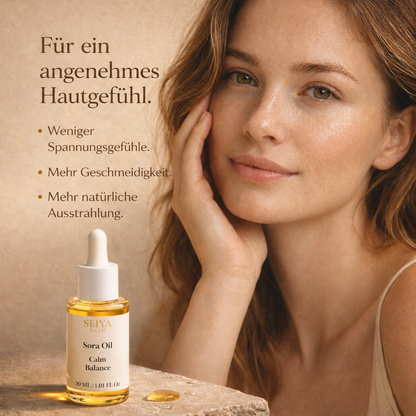 Sora Oil — Huile Sèche Visage Non Comédogène Peaux Sèches