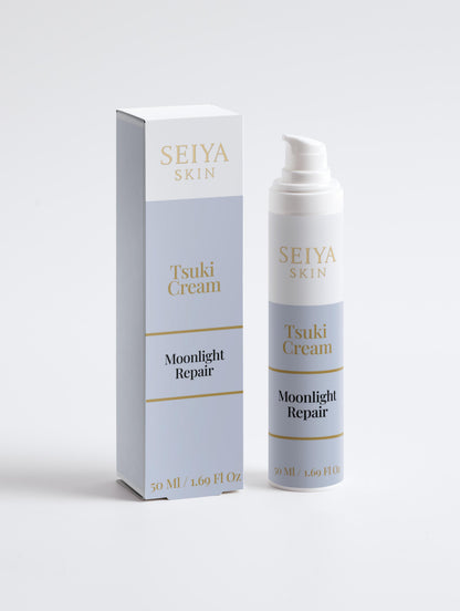 Tsuki Cream — Crème Nuit Réparatrice au Bakuchiol Peaux Sensibles