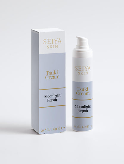 Tsuki Cream — Crème Nuit Réparatrice au Bakuchiol Peaux Sensibles