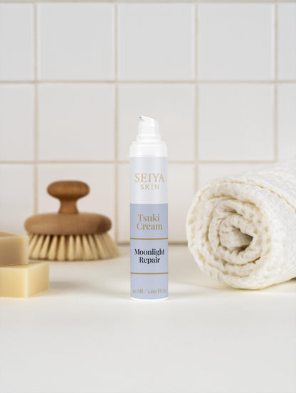 Tsuki Cream — Crème Nuit Réparatrice au Bakuchiol Peaux Sensibles